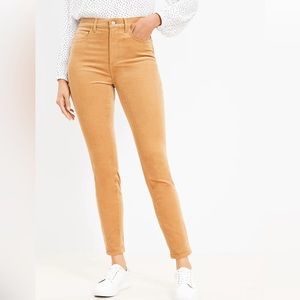 NWT Perfect skinny corduroy pants